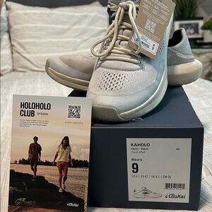 OluKai Kaholo Men's Light Gray Sneakers